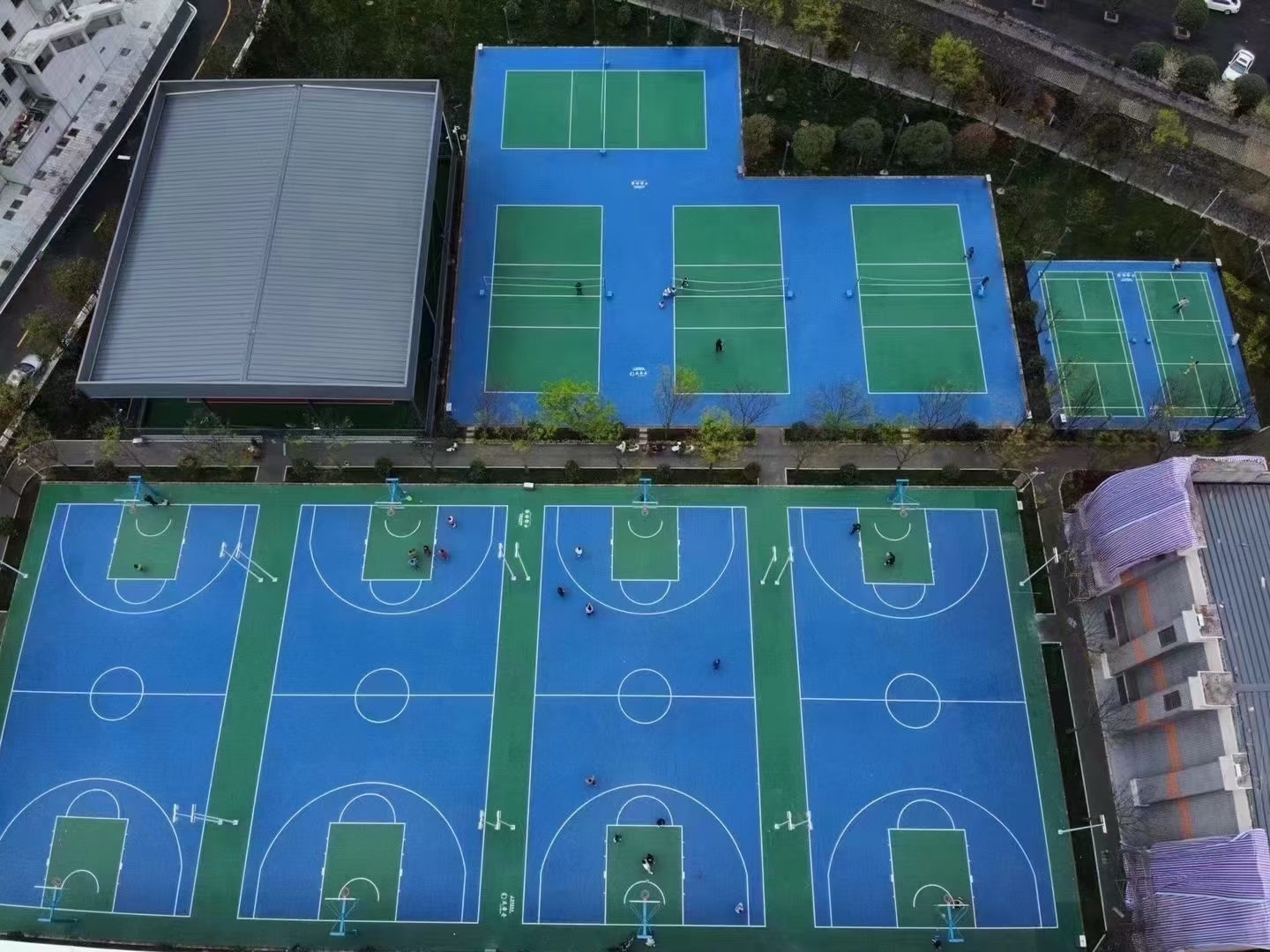 杭州室外篮球场